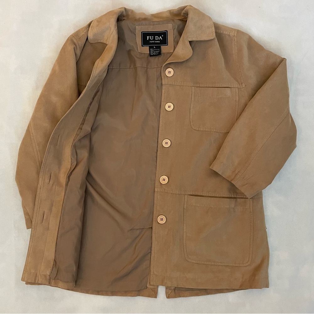 Fu Da New York Quiet Luxory blazer jacket - Tam - Women size Large
